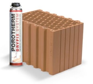 Pustak Porotherm 38 DRYFIX