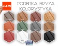 Bryza Podbitka listwa H  brązowy, biały,czerwony, grafitowy, zielony, ceglasty