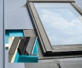 Fakro kołnierz EBV-PT Thermo do pokryć blacha panelowa ( rąbek ) z dodatkową termoizolacją