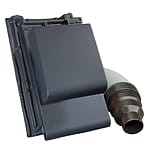 Roben Bergamo kominek wentylacyjny ceramiczno-konglomeratowy z rurą łącznikową 150 mm