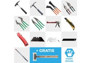 PAKIET startowy dla DEKARZA + GRATIS młotek SUPERCRAFT 25 mm PAK-034