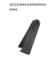 Koramic Orea 9 szczytowa połówkowa lewa 